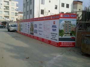 Aral Yapı İnşaat Tabelası