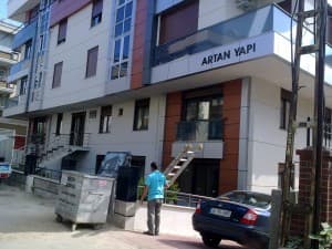 Artan Yapı Apartman Tabelası