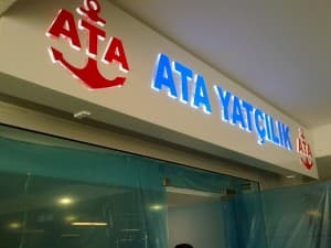 Ata Yatçılık 20 mm Kabartma Tabela