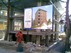 HT Yapı İnşaat Tabelası